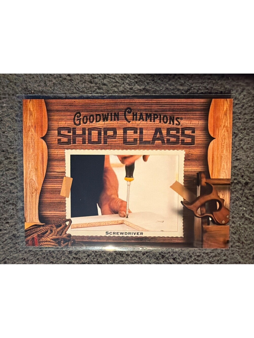 Upper Deck 2026 Goodwin Champions Shop Class Screwdriver Insert #GSC-14